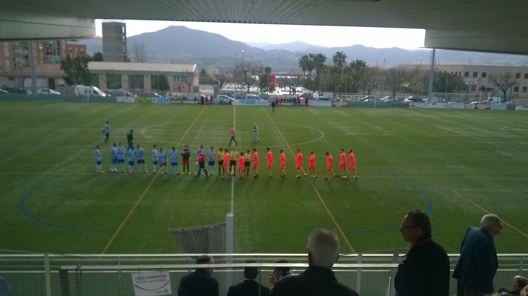 El Palamós ha guanyat al camp del Santfeliuenc (Foto: Ramón Ribas).