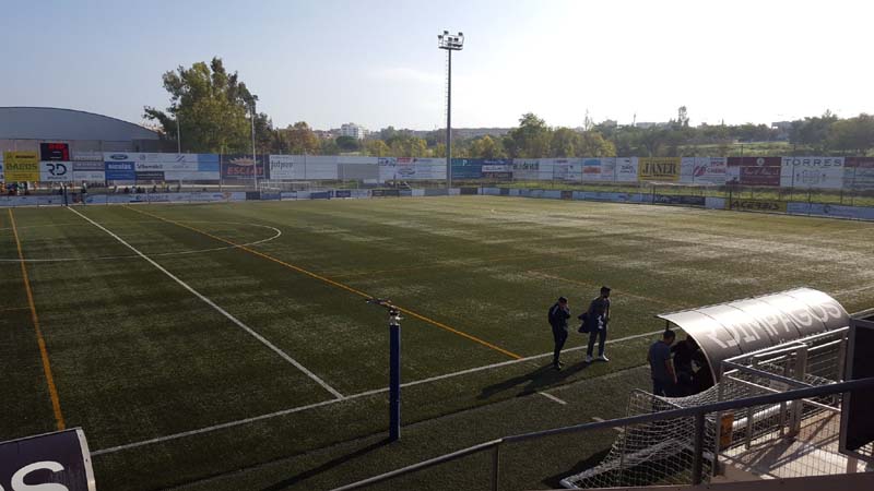 El Palamós ha perdut en temps de descompte a Vilafranca (Foto: TV Costa Brava).