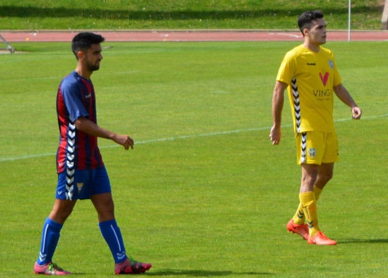 Caballero va ser clau en el partit contra el seu anterior equip, el Gavà. (Foto: Sergi Cortés).