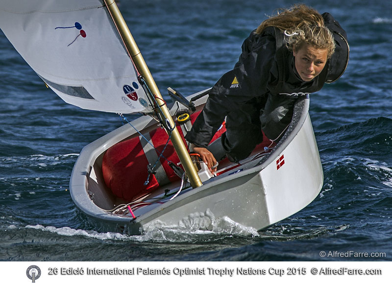 La guanyadora de la Palamós Optimist Trophy, Deike Bornemann.