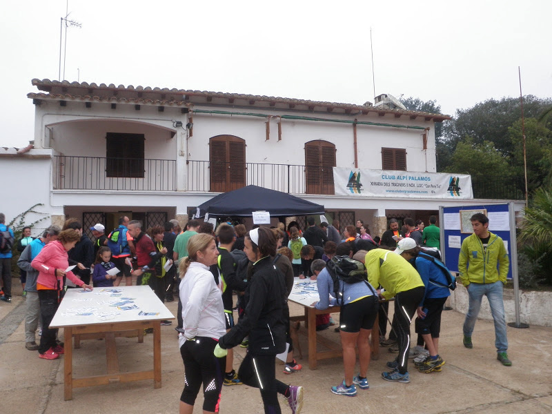 La sortida i arribada de la marxa és a Can Pere Tià. (Foto: Club Alpí Palamós).