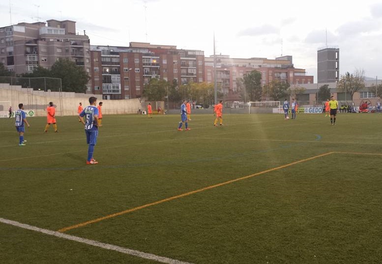 El Palamós C.F. ha perdut per 4-3 al camp del Santfeliuenc. (Foto: Santfeliuenc F.C.).