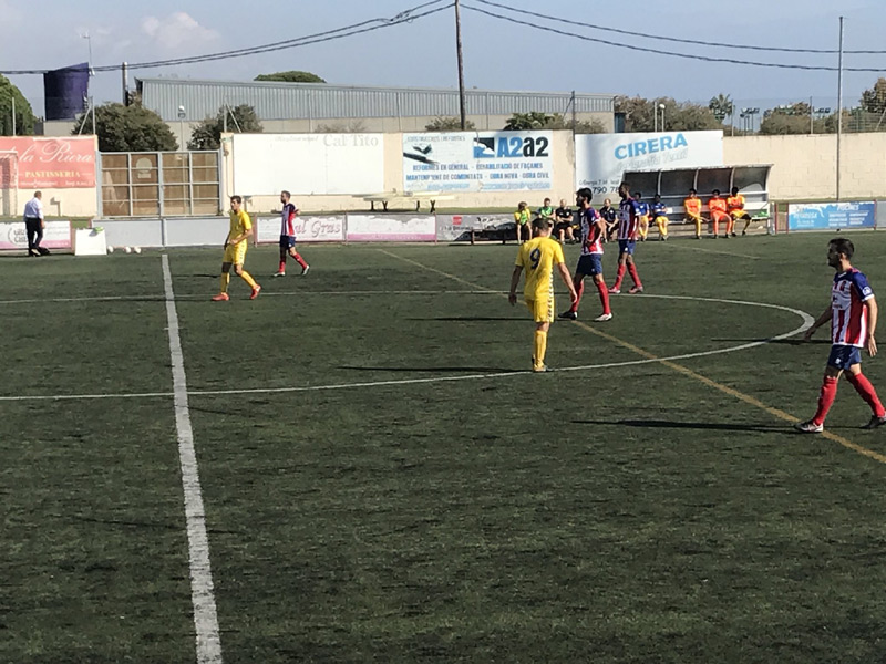 El Palamós ha empatat el partit jugat avui amb el Vilassar (Foto: Joan Pau Pérez)