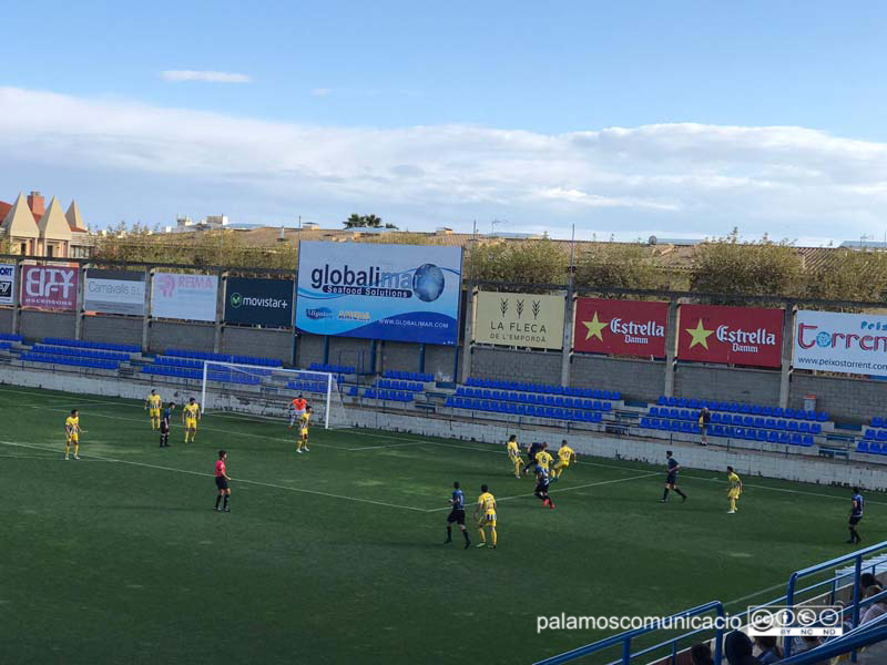 El Palamós CF deixa escapar 2 punts en temps afegit davant l'Argetona (1-1)