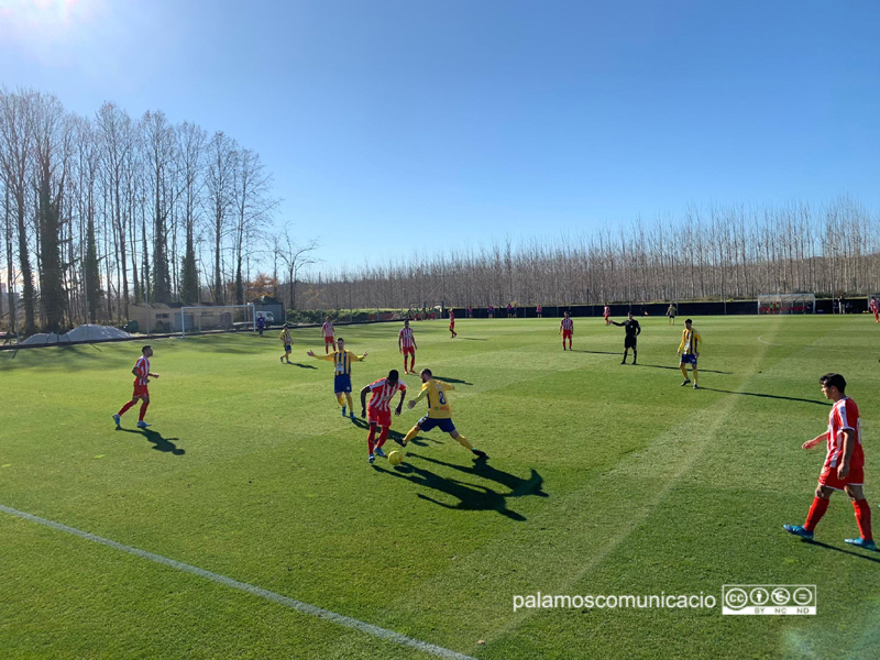 El Palamós CF ha perdut el partit d'avui davant el líder de la categoria, el Girona B (2-0)
