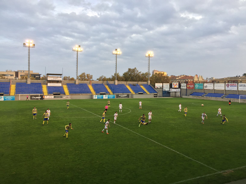 El Palamós ha aconseguit avui la tercera victòria de la temporada davant el Parets (Foto: Palamós CF)