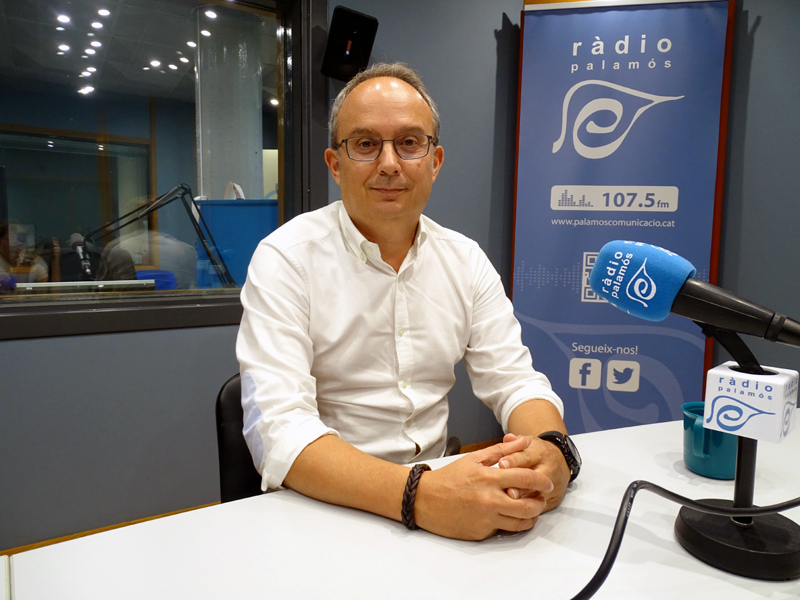 Josep Coll, portaveu del PSC a l'Ajuntament de Palamós.